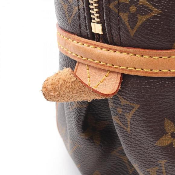 LOUIS VUITTON Brown Monogram Leather Shoulder Bag - Picture 9 of 10